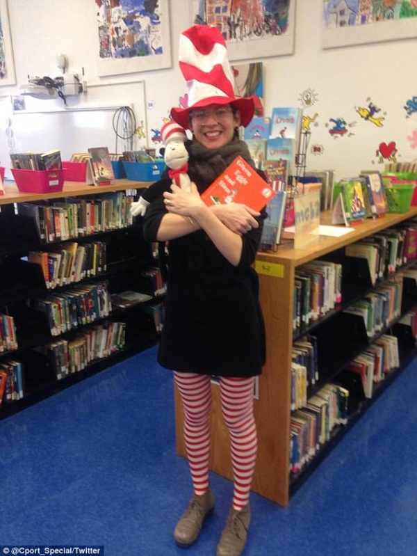 Librarian Cat in the Hat